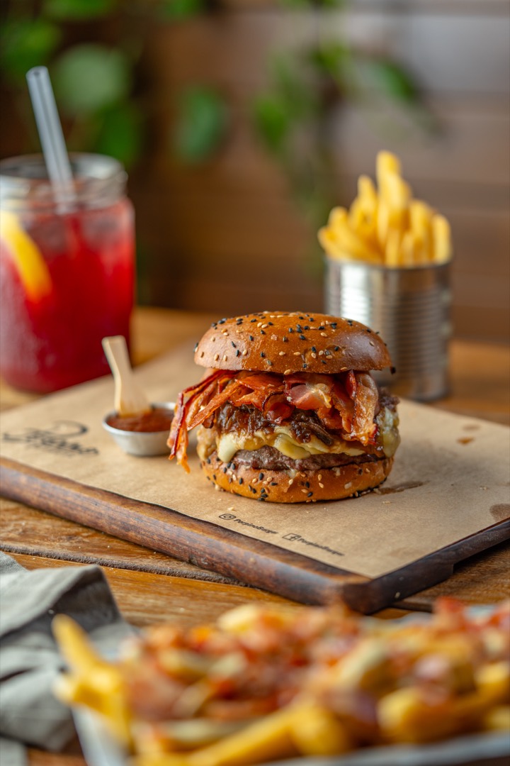 Blue Bacon Burger — Porpino Burger