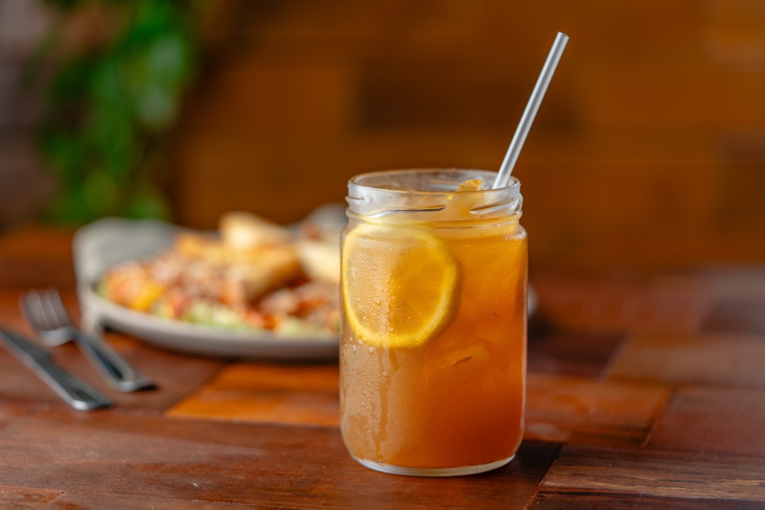Chá Mate com Limão e Laranja — Porpino Burger