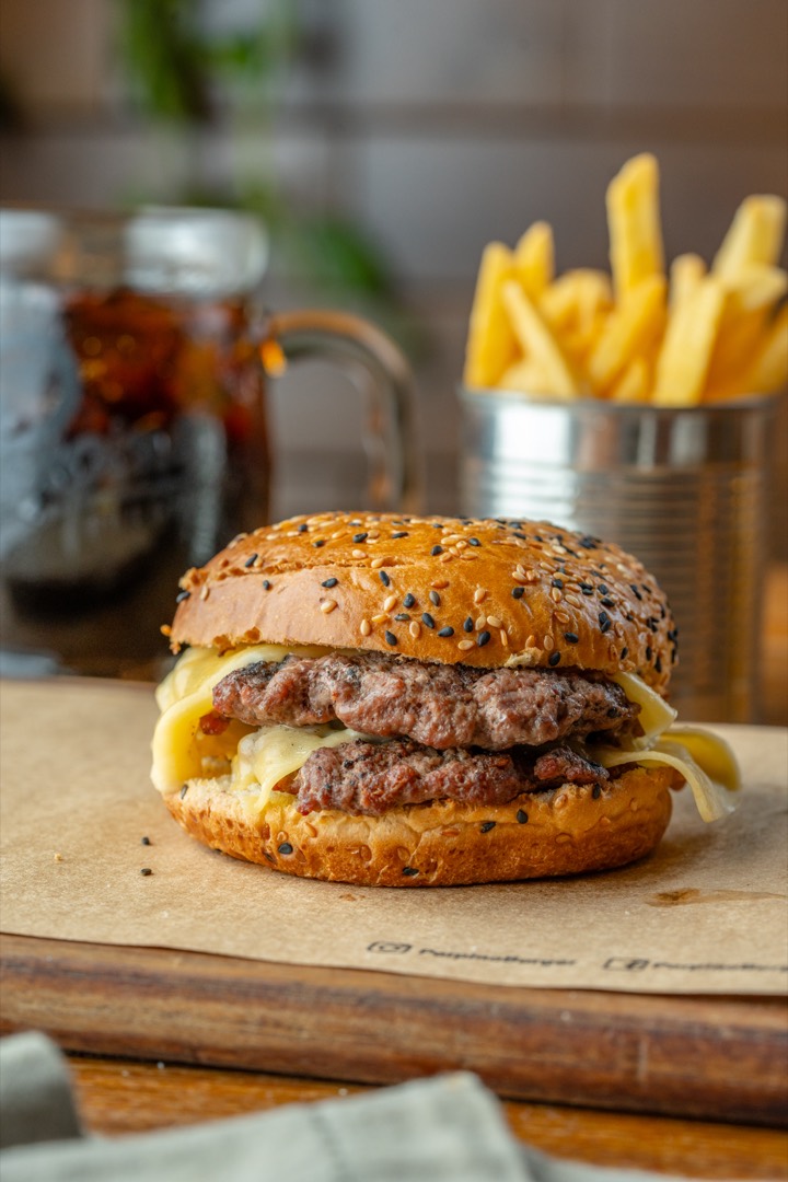 Double Cheese Smash — Porpino Burger