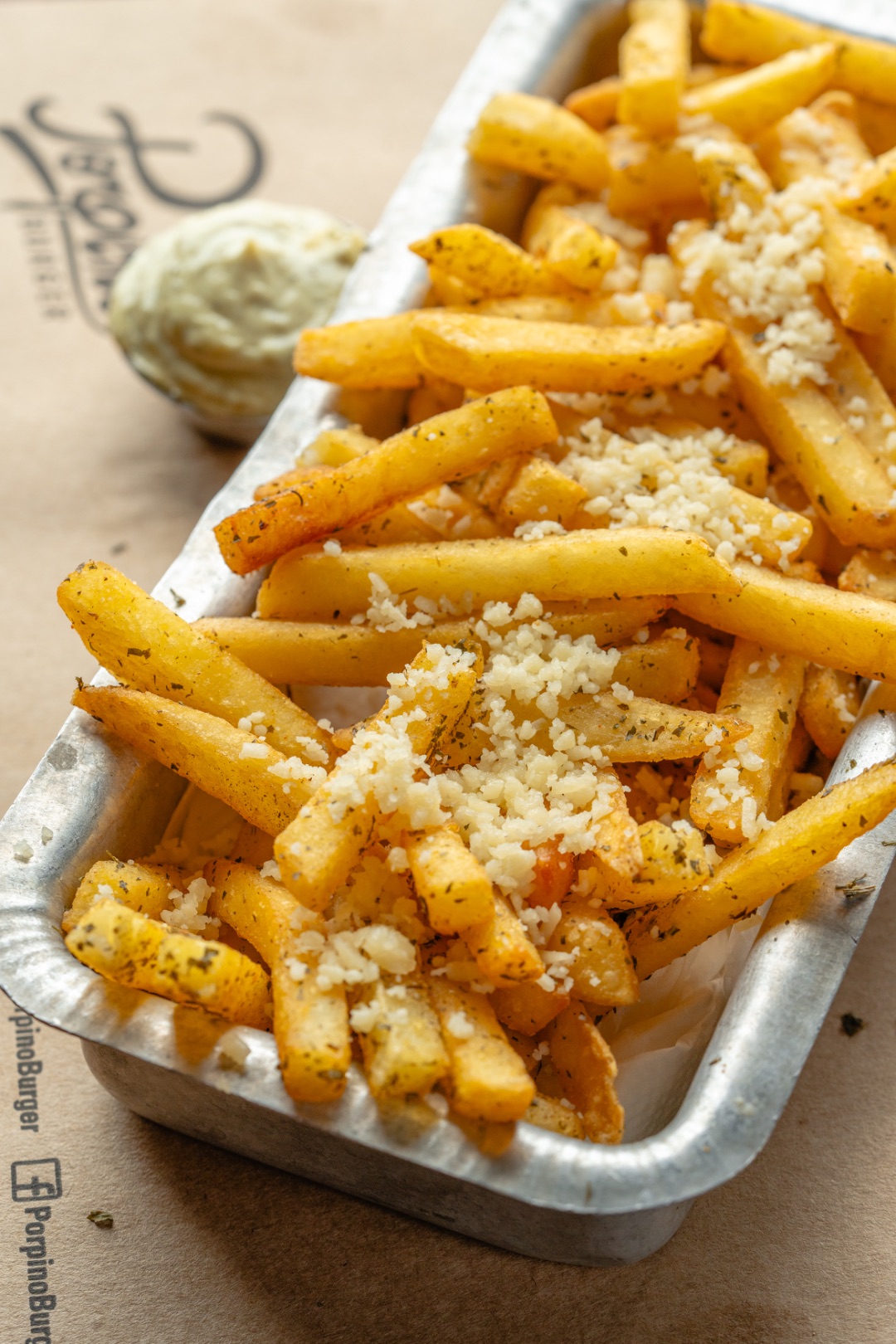 Batata com Manteiga de Alho — Porpino Burger