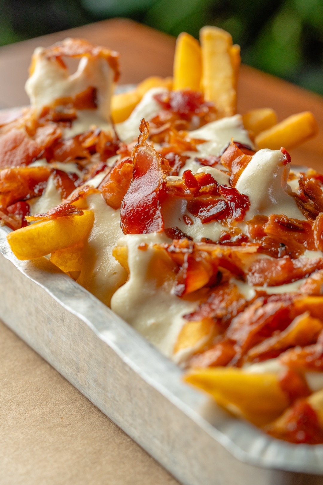 Batata com Bacon e Gorgonzola — Porpino Burger
